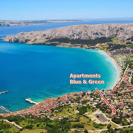 Apartments Blue And Green With Balcony Baška Екстериор снимка